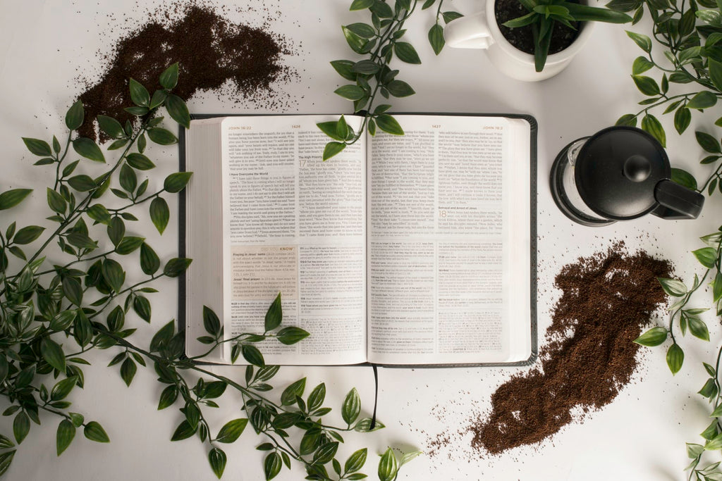 bible with coffee prayer life