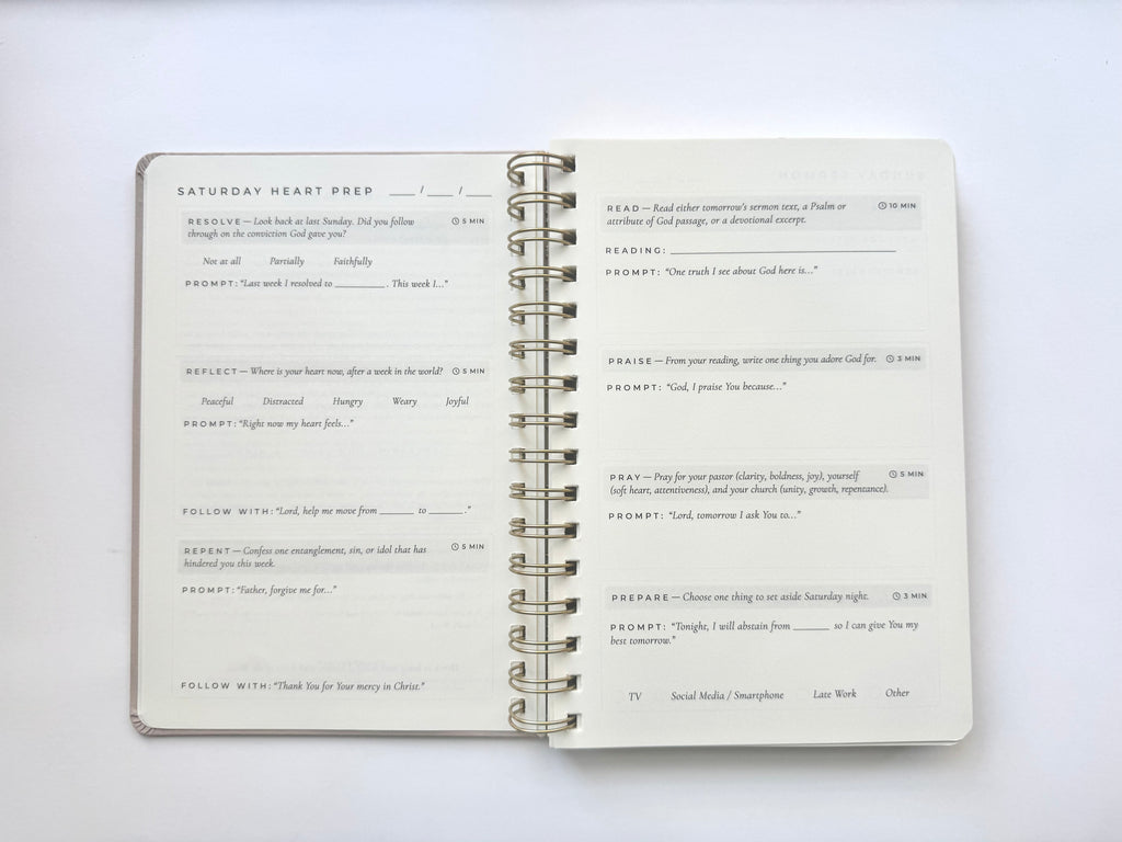 Sunday Sermon Journal